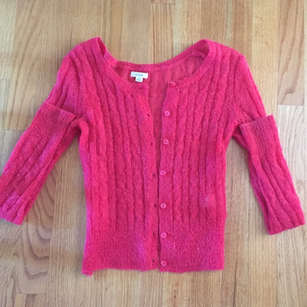 Pink aerie cardigan Sz XS
